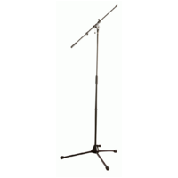 ARMOUR MSB15 Mic Boom Stand in Chrome with Tripod Base Adjusts 105-107cm