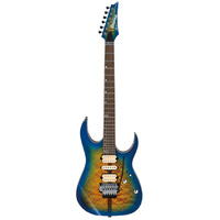 IBANEZ PREMIUM RG6PFGMLTD 6 String Electric Guitar in Geyser Blue Burst