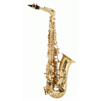BEALE SX200 High F Sharp Alto Saxophone Brass in Gold Lacquer with Case 655900