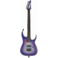 IBANEZ AXION LABEL RGA61AL 6 String Electric Guitar in Indigo Aurora Burst Flat