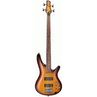 IBANEZ SR370EF 4 String Electric Bass Guitar in Brown Burst