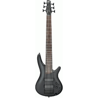 IBANEZ SR306EB 6 String Electric Bass Guitar in Weathered Black