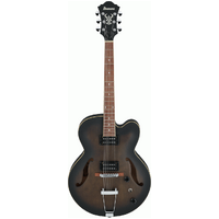 IBANEZ ARTCORE AF55 6 String Hollow Body Electric Guitar in Transparent Black