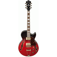 IBANEZ ARTCORE AG75G 6 String Hollow Body Electric Guitar in Scarlet Gradation