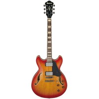 IBANEZ ARTCORE ASV73 6 String Hollow Body Electric Guitar in Vintage Amber Burst