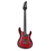 IBANEZ S521 6 String Electric Guitar in Blackberry Sunburst