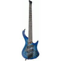 IBANEZ EHB1505MS 5 String Electric Bass Guitar in Pacific Blue Burst Flat with Gig Bag