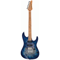 IBANEZ AZ226PB 6 String Electric Guitar in Cerulean Blue Burst with Gig Bag