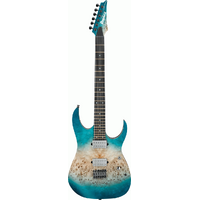 IBANEZ RG1121PB 6 String Electric Guitar in Caribbean Islet Flat with Gig Bag