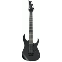 IBANEZ IRON LABEL RGIXL7BKF 7 String Electric Guitar in Black Flat
