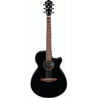 IBANEZ AEG5BK 6 String Acoustic/Electric Cutaway Guitar in Black High Gloss