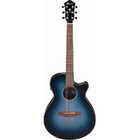 IBANEZ AEG50 IBH 6 String Acoustic/Electric Cutaway Guitar in Indigo Blue Burst High Gloss