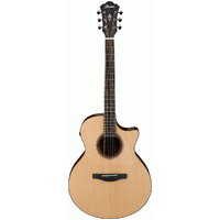 IBANEZ AE325 6 String Acoustic/Electric Cutaway Guitar in Natural Low Gloss