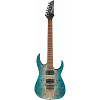 IBANEZ RG RG421PB 6 String Electric Guitar in Caribbean Shoreline Flat