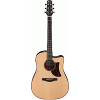 IBANEZ ARTWOOD AAD300CE 6 String Grand Dreadnought/Electric Cutaway Guitar in Natural Low Gloss