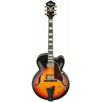 IBANEZ ARTCORE AF95 6 String Full Hollow Body Electric Guitar in Brown Sunburst