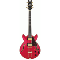 IBANEZ ARTCORE AMH90 6 String Semi Hollow Body Electric Guitar in Cherry Red Flat