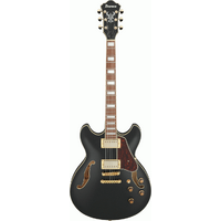 IBANEZ ARTCORE AS73G 6 String Hollow Body Electric Guitar in Black Flat