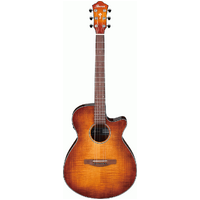 IBANEZ AEG Series AEG70 6 String Acoustic/Electric Guitar in Vintage Violin High Gloss 6043223