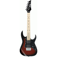 IBANEZ GIO RGM21M 6 String Mikro Electric Guitar in Walnut Sunburst