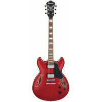 IBANEZ ARTCORE AS73 6 String Hollow Body Electric Guitar in Transparent Cherry Red