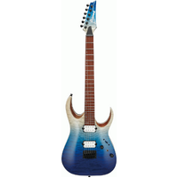IBANEZ RGA RGA42HPQM 6 String Electric Guitar in Blue Iceberg Gradation