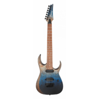 IBANEZ RG RGD7521PB 6 String Electric Guitar in Deep Seafloor Fade Flat