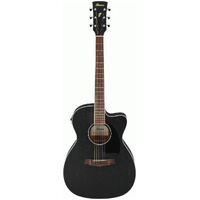 IBANEZ PERFORMANCE PC14MHCE 6 String Acoustic/Electric Cutaway Guitar in Weathered Black