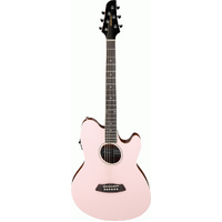 IBANEZ PREMIUM TCY10E 6 String Acoustic/Electric Cutaway Guitar in Pastel Pink