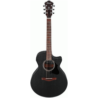 IBANEZ AE AE295 6 String Acoustic/Electric Cutaway Guitar in Weathered Black