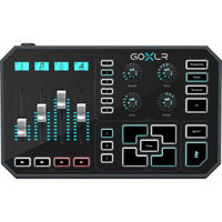 TC HELICON GO XLR Online Broadcaster Platform with 4-Channel Mixer, Motorized Faders, Sound Board and Vocal Effects