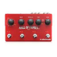 TC ELECTRONIC HALL OF FAME 2 X4 Reverb Guitar Effects Pedal
