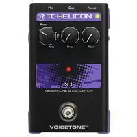 TC HELICON VOICETONE X1 Megaphone and Distortion Vocal Pedal