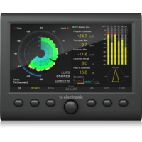 TC ELECTRONIC CLARITY M  Stereo and 5.1 Audio Loudness Meter with 7 High Resolution Display and USB Connection for Plug-In Metering