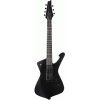 IBANEZ ICTB721 BKF 7 String Electric Guitar with Wizard II-7 5 piece Maple/Walnut Neck in Black Flat