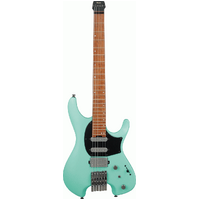 IBANEZ Q54 SFM PREMIUM Electric Guitar with Wizard C 3 piece Roasted Maple/Bubinga Neck in Sea Foam Green Matte & Gig Bag