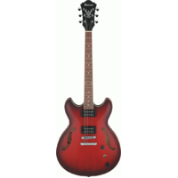 IBANEZ AS53S RF ARTCORE 6 String Electric Guitar in Sunburst Red Flat