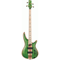 IBANEZ SR4FMDX EGL PREMUM 4 String Electric Bass Guitar with Gig Bag in Emerald Green Low Gloss