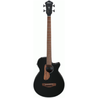 IBANEZ AEGB24E BKH 4 String Acoustic/Electric Cutaway Bass Guitar in Black High Gloss