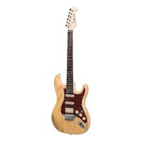 J&D LUTHIERS 6 String Strat Style Electric Guitar in Natural JD-ST3ARD-NST