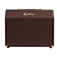 MARTINEZ 25 Watt Retro-Style Acoustic Guitar Amplifier with Reverb in Brown Vinyl MAE-25R-BRN