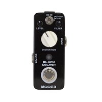 MOOER BLACK SECRET MEP-BS Vintage and Turbo Distortion Micro Guitar Effects Pedal