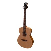 MARTINEZ 25 6 String Small Body Acoustic/Electric Guitar in Natural