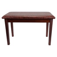 CROWN Duet Piano Stool with Storage Compartment in Walnut