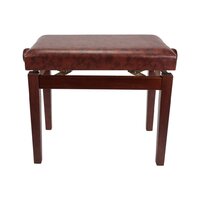 CROWN Piano Stool Height Adjustable in Walnut
