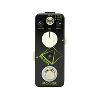 MOOER MODVERB MEP-MV Modulation and Digital Reverb Micro Guitar Effects Pedal