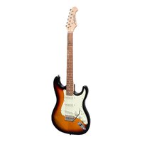 J&D LUTHIERS TRADITIONAL 6 String Strat Style Electric Guitar in Sunburst JD-DST-TSB