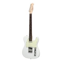 J&D LUTHIERS 6 String Tele Style Electric Guitar in White JD-DTL-VWH