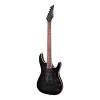 J&D LUTHIERS IE9 6 String Contemporary Electric Guitar in Transparent Black JD-IE9-TBK