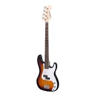 J&D LUTHIERS 4 String PB Style Electric Bass Guitar in Tobacco Sunburst JD-PB-TSB